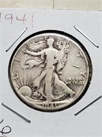 1941 Walking Liberty Half Dollar