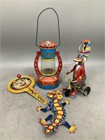 Roy Rogers Tin Lantern and More Tin Toys