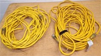 (2) Yellow Jacket Lighted Plug Power Cords