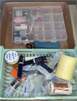 Beading supplies, bead case, pez containers