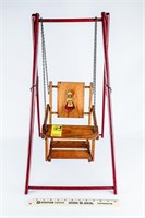 Doll's Wooden Swing Set