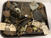 Assortment of Antique Door Latches,Knobs etc