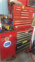 Craftsman Red Tool Box & Large Lost Misc Tools