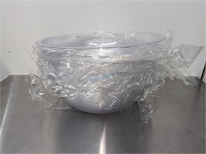 NEW CLEAR POLYCARB PEBBLE BOWL, 15"
