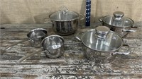 Stainless pots & pans - Chantal, Berndes, Dansk