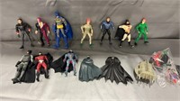 DC/Marvel Figures and accessories qty 10
