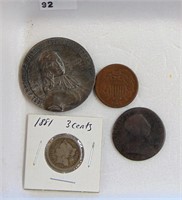 1923 penn medal (29.7 g)