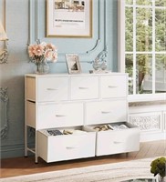 New WLIVE 39" Dresser With 7 Drawers, Dressers For