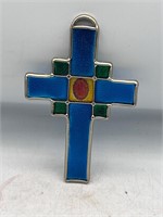 Stained glass Cross
