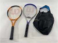 (2) Wilson’s Tennis Rackets