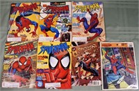 6 Marvel modern age comics Spider-Man and puzzle;