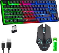 Wireless Gaming Keyboard and Mouse Combo