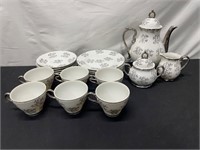 Retro Sterling China Tea Set; Made In Japan