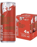 Red Bull Energy Drink, Watermelon, 250ml (4 pack)