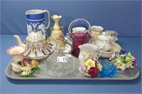 Assorted Glass & China Lot (Chips, Flakes, Cracks)