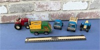 (5 PCS) 1980'S BUDDY L ASSORTED VEHICLES- TRACTOR,