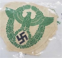WWII German Police Sports Shirt Badge