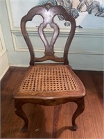 19th C. Child's Shield Back Chair w/ Cane Seat