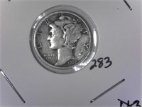 1927 Mercury Dime