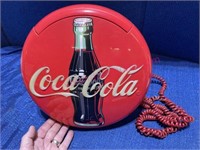 1996 Coca-Cola button telephone (wall or standing)