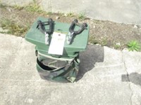 Storage seat ATV gun rack