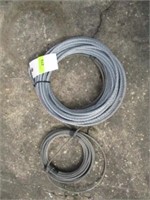 Approx 50' 3/8" cable, 2 other cables