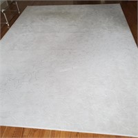 Dark Cream area rug approx 12 by 9 feet