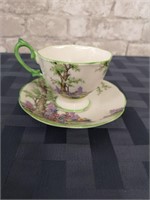 Royal Albert cup & saucer, Greenwood tree pattern