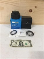RCA Lens Extender Case and accessories