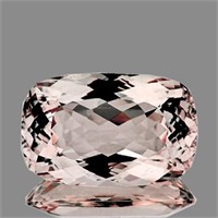 Natural Soft Golden Pink Morganite [Flawless-VVS]