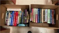 Books - two box lot - all hard cover books - Rush
