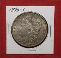 1890 S Morgan Silver Dollar