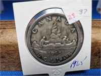 1965 CANADIAN SILVER DOLLAR