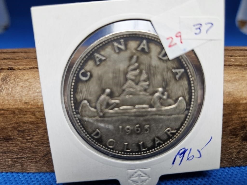 1965 CANADIAN SILVER DOLLAR