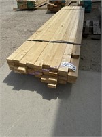 2X4 LUMBER 10FT TO 12FT LONG, 36 COUNT, BID X 36,