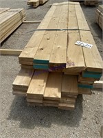 2X6 LUMBER 8'9"L TO 10 FT L, 50 COUNT, BID X 50,