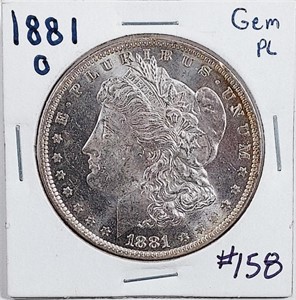 1881-O  Morgan Dollar   Gem PL