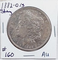 1882-O/S strong  Morgan Dollar  XF-details cleaned