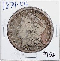 1879-CC  Morgan Dollar   VG  rim dings