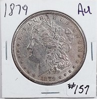 1879  Morgan Dollar   AU