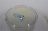 1.55 Ct. Oval Cut Aquamarine Gemstones