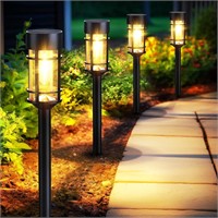 8pk LED Solar Garden Lights 3000K