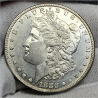 1880-S Morgan Silver Dollar Unc.