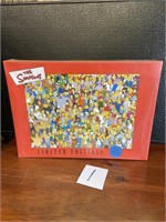 sealed The Simpsons limited edition puzzle