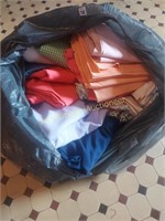 Bag of polyester knit material