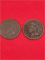 Indian Head Pennies 1881, 1893
