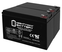 (2 Pack) Mighty Max Battery, ML7-12 - 12