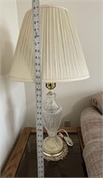 Pretty Glass Base Table Lamp