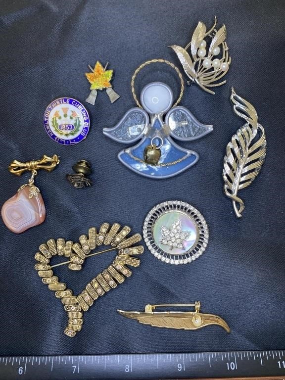 Brooches and pins