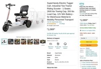 B5042  SuperHandy Tugger Cart Scooter 2600 lbs -